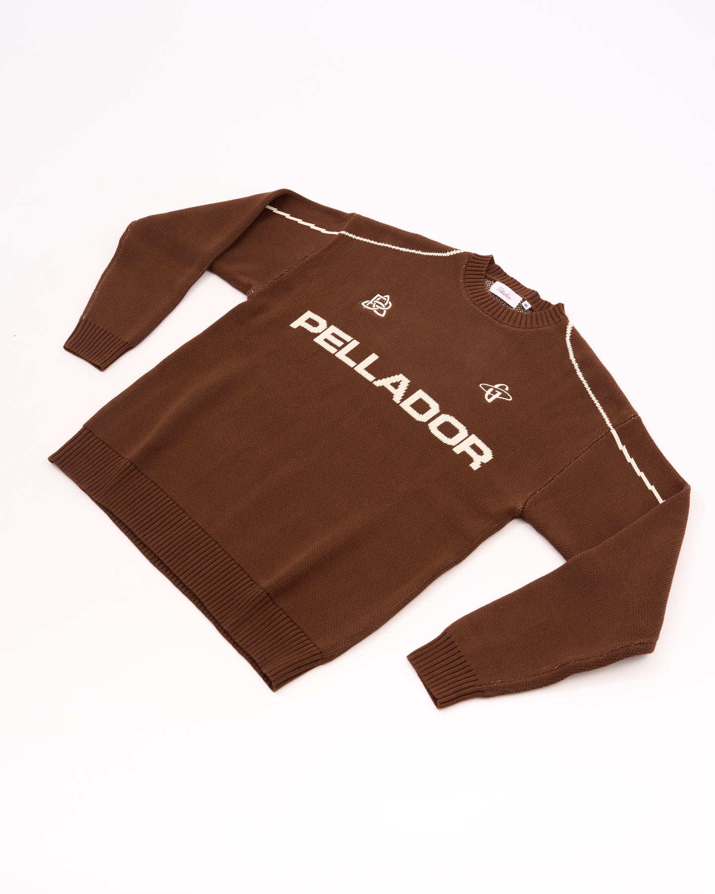 BROWN GLIDERS X PELLADOR KNITTED JUMPER