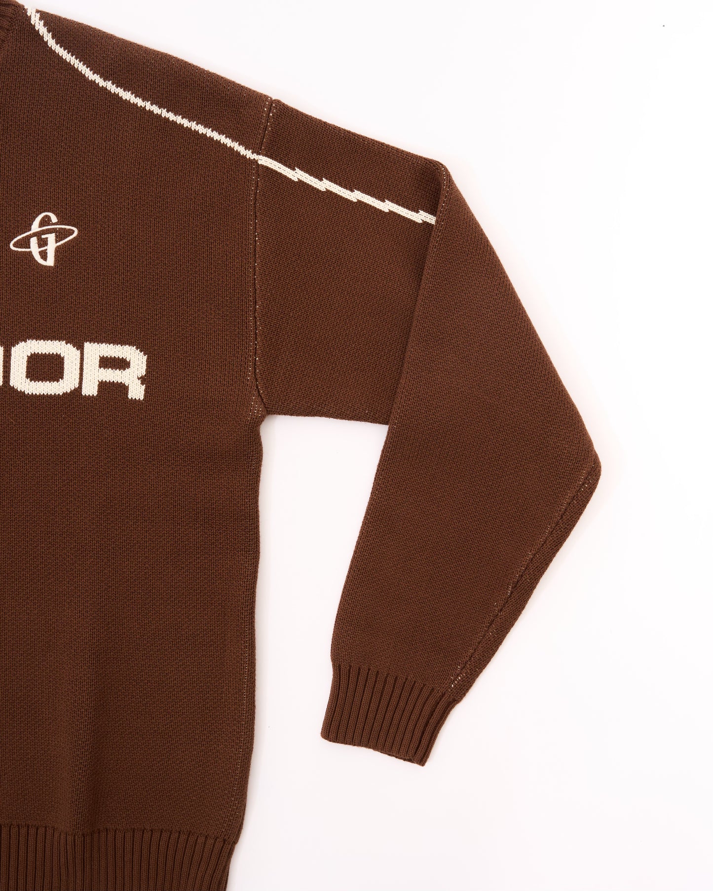 BROWN GLIDERS X PELLADOR KNITTED JUMPER