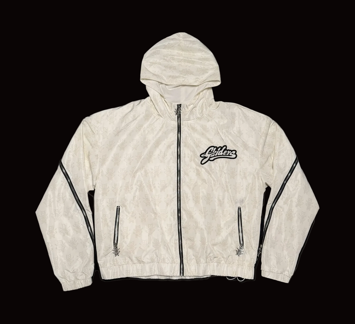 Cream Monogram Rain Jacket